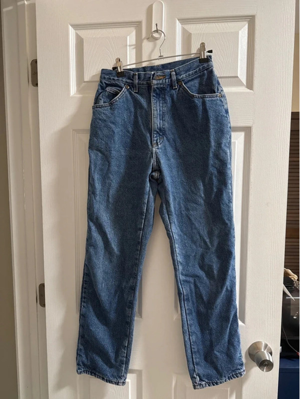 Women’s L.L. Bean jeans size 8 plaid lined